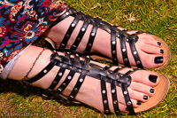 leather sandals